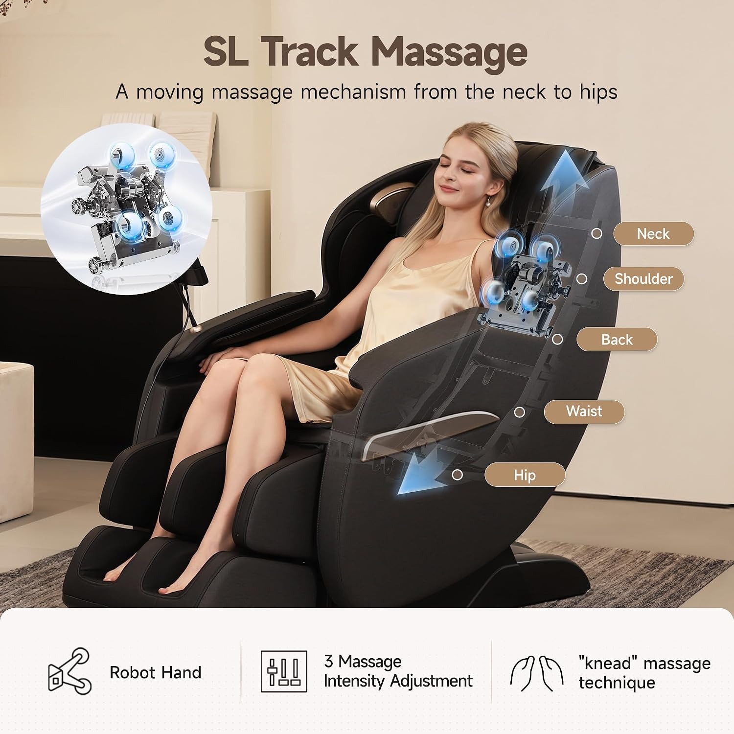 Real Relax SL Track Full Body Massage Chair