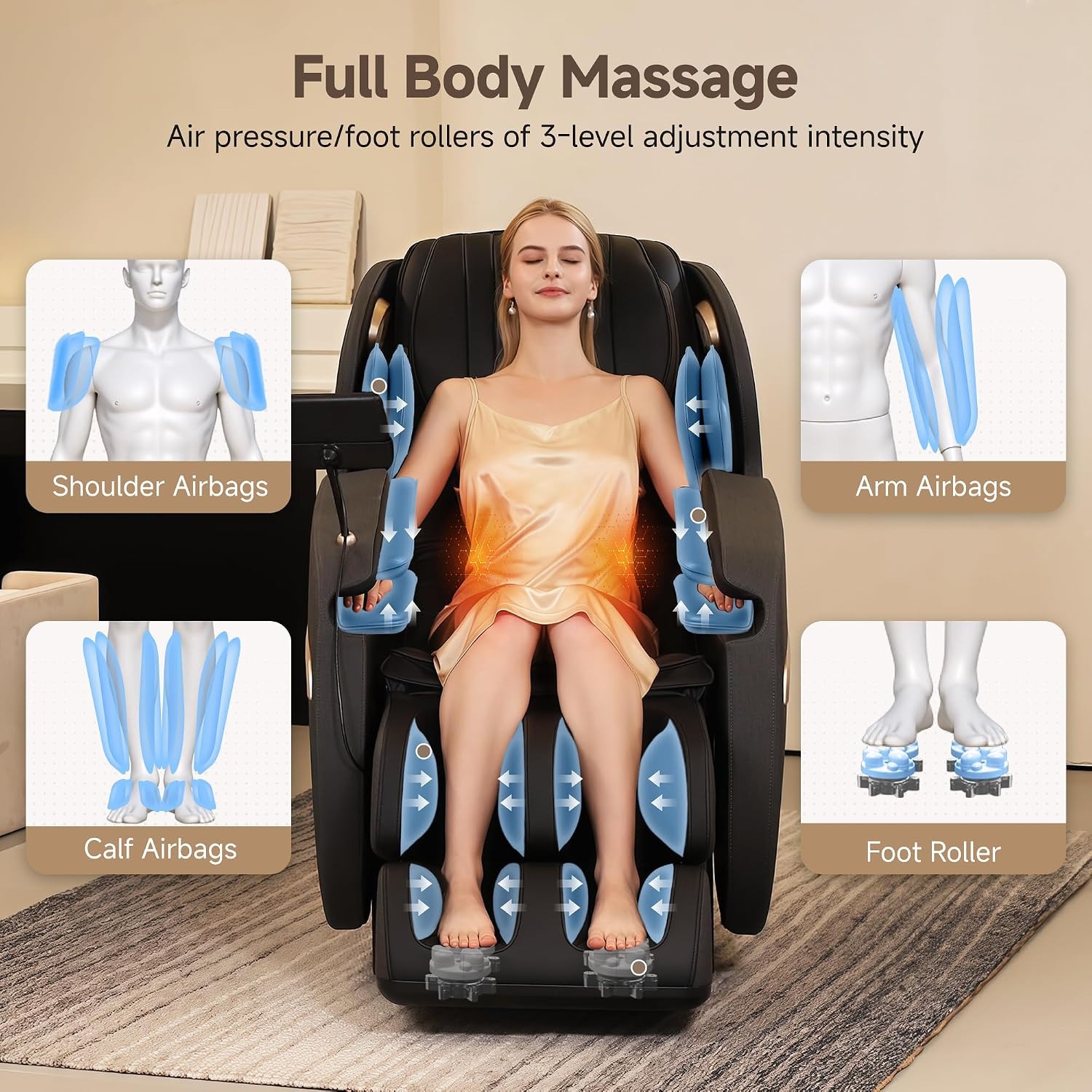 Real Relax SL Track Full Body Massage Chair: image 7