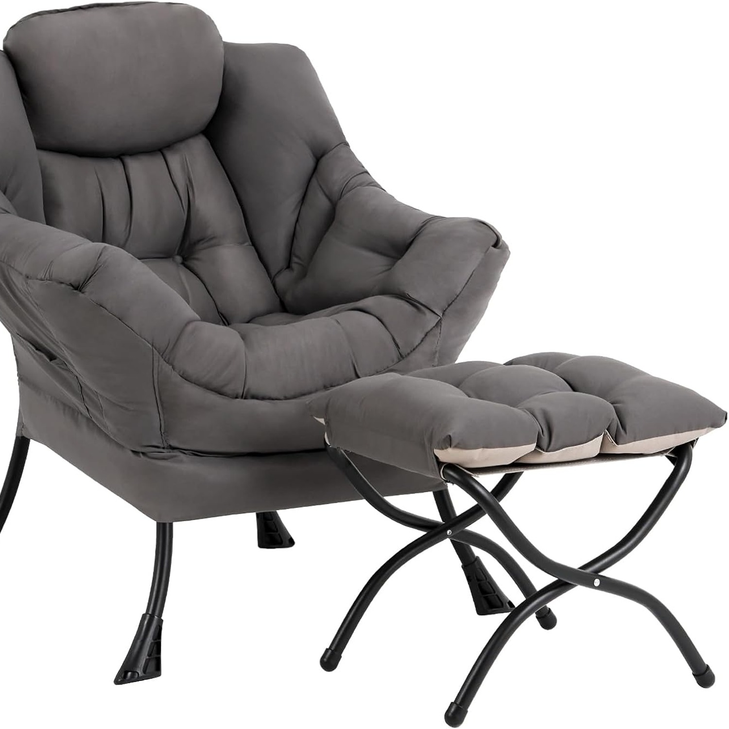 Welnow Lazy Chair with Ottoman: image 1