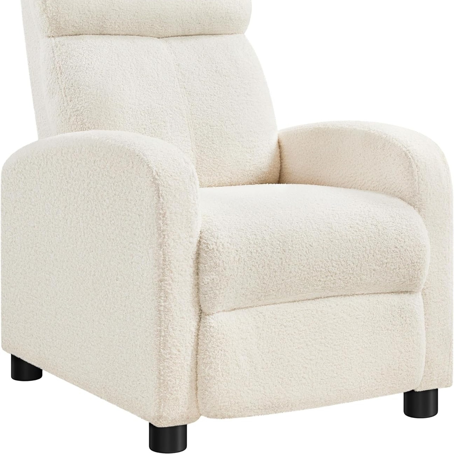 Yaheetech Boucle Manual Recliner Chair: image 1
