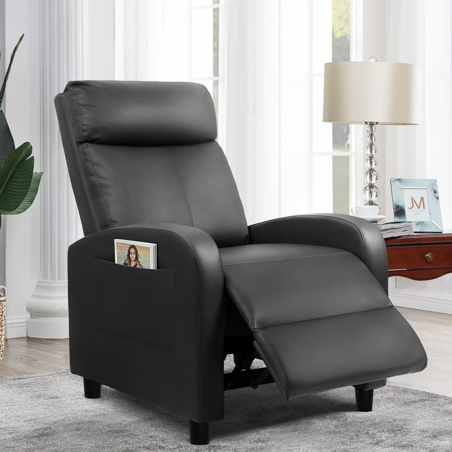 Furniwell Faux Leather Massage Recliner: image 4