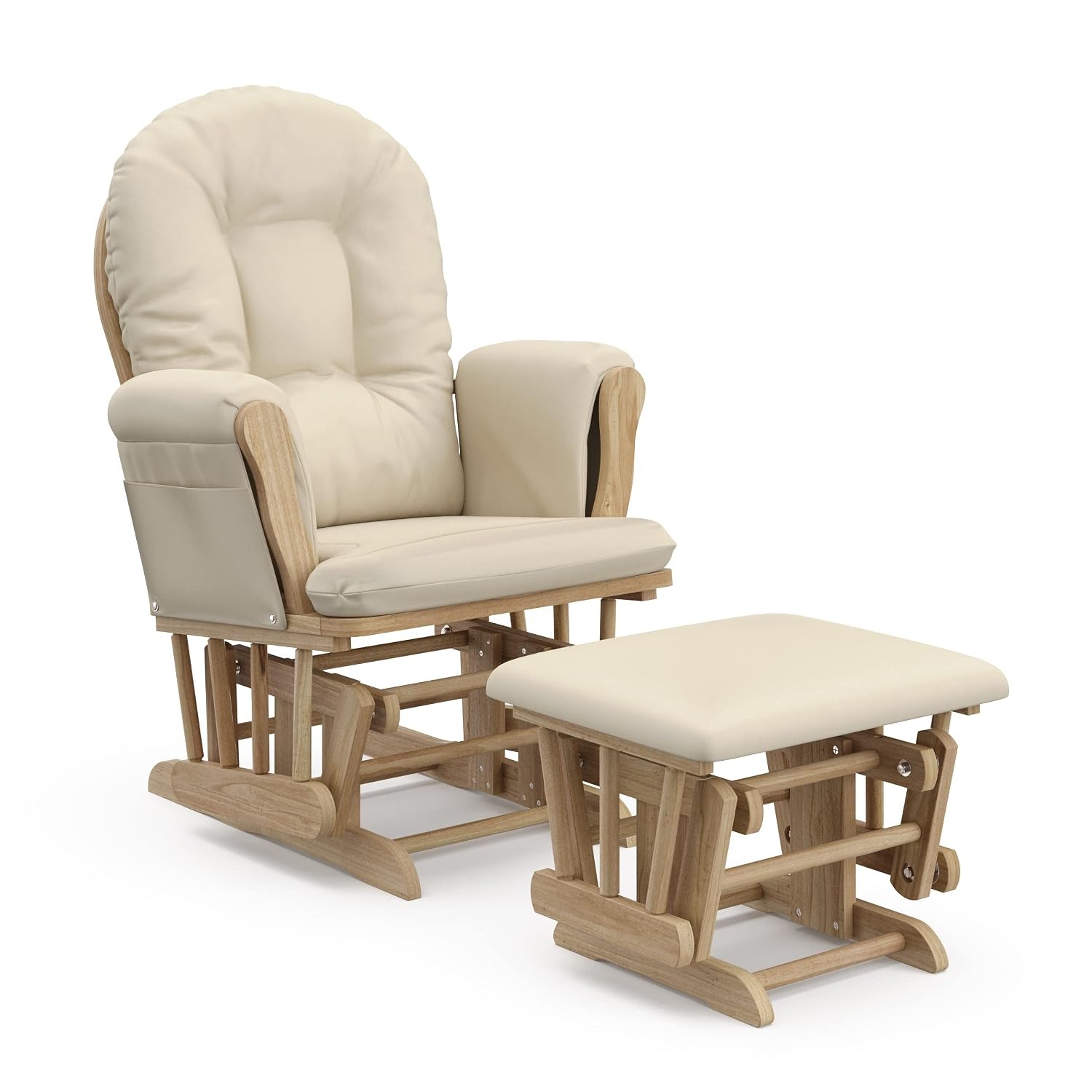 Storkcraft Hoop Glider and Ottoman: image 1