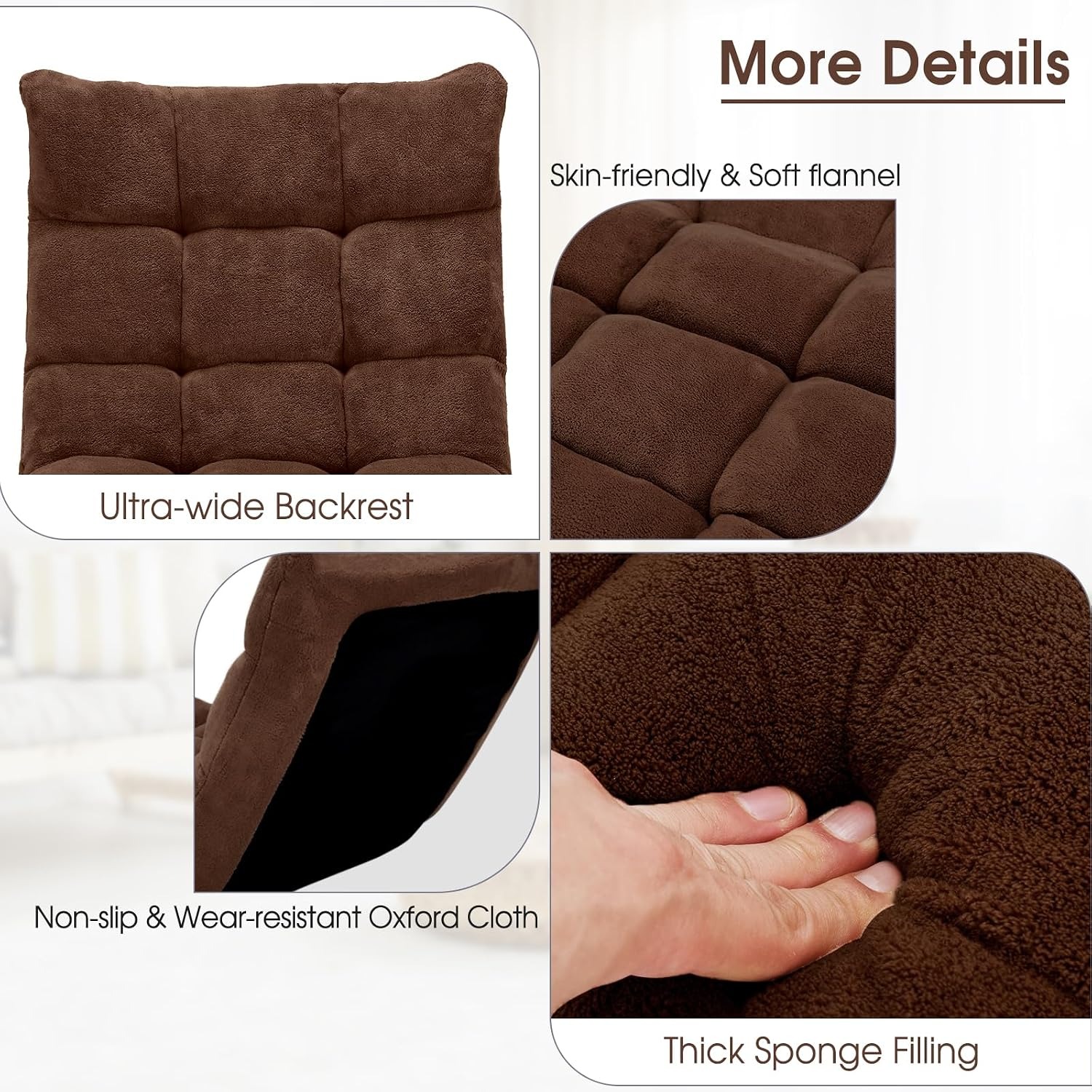 GIANTEX Adjustable Floor Sofa Chair: image 8
