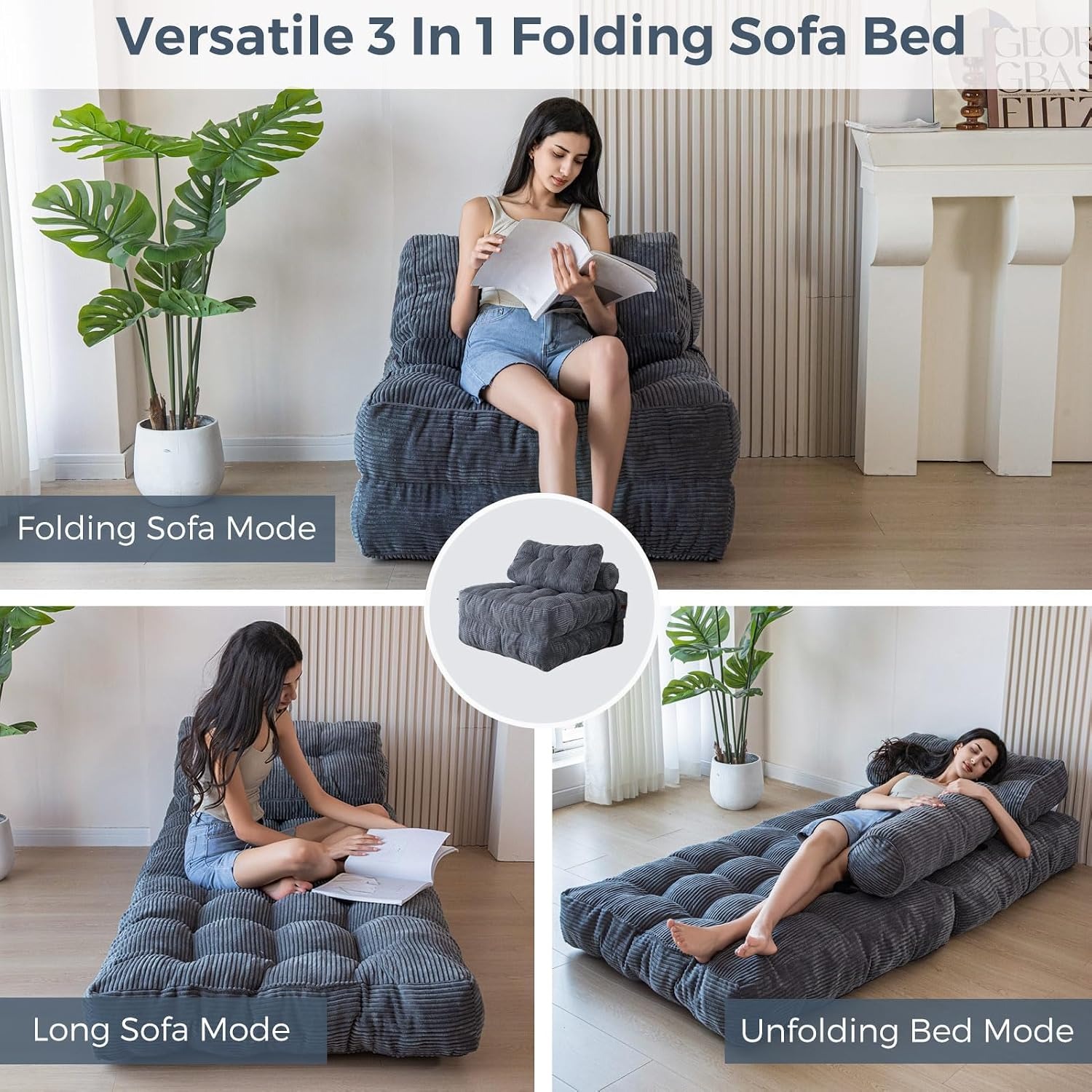 MAXYOYO Single Folding Sleeper Chair