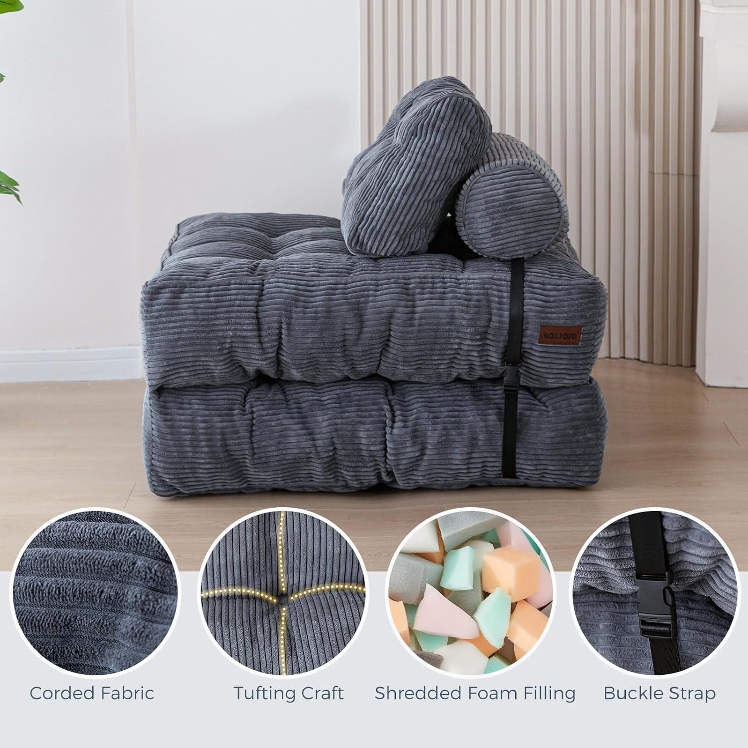 MAXYOYO Single Folding Sleeper Chair