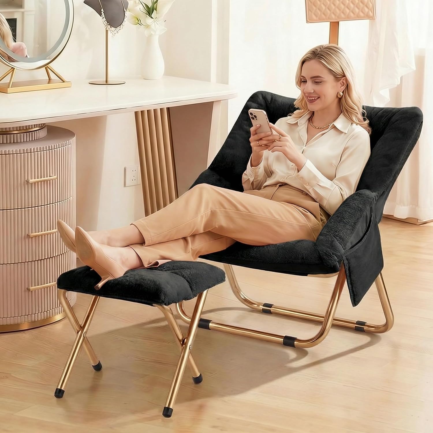Kasunpul Foldable Saucer Chair: image 6