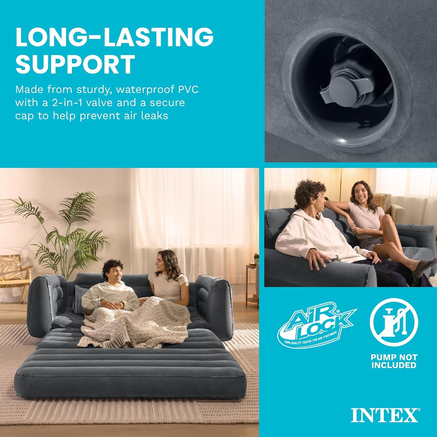 Intex Queen Inflatable Pull Out Sofa: image 5