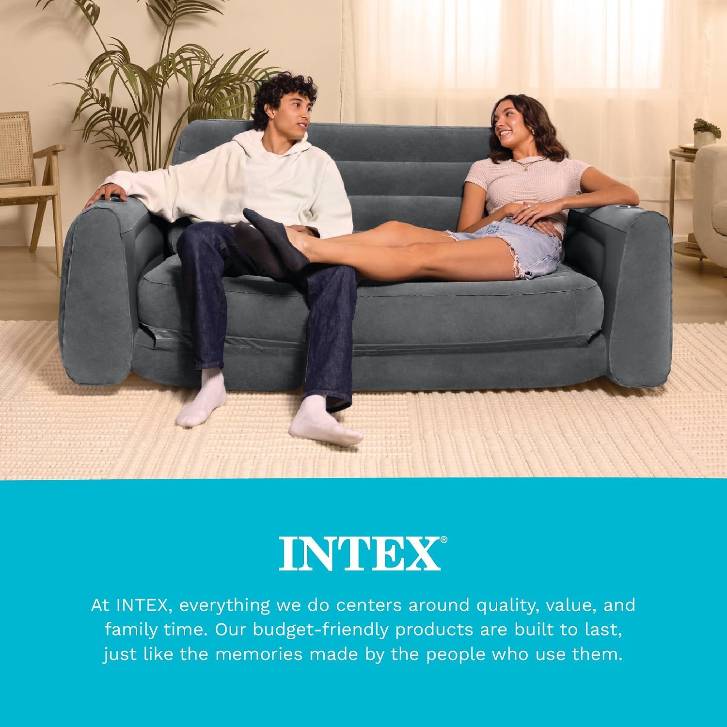 Intex Queen Inflatable Pull Out Sofa: image 6
