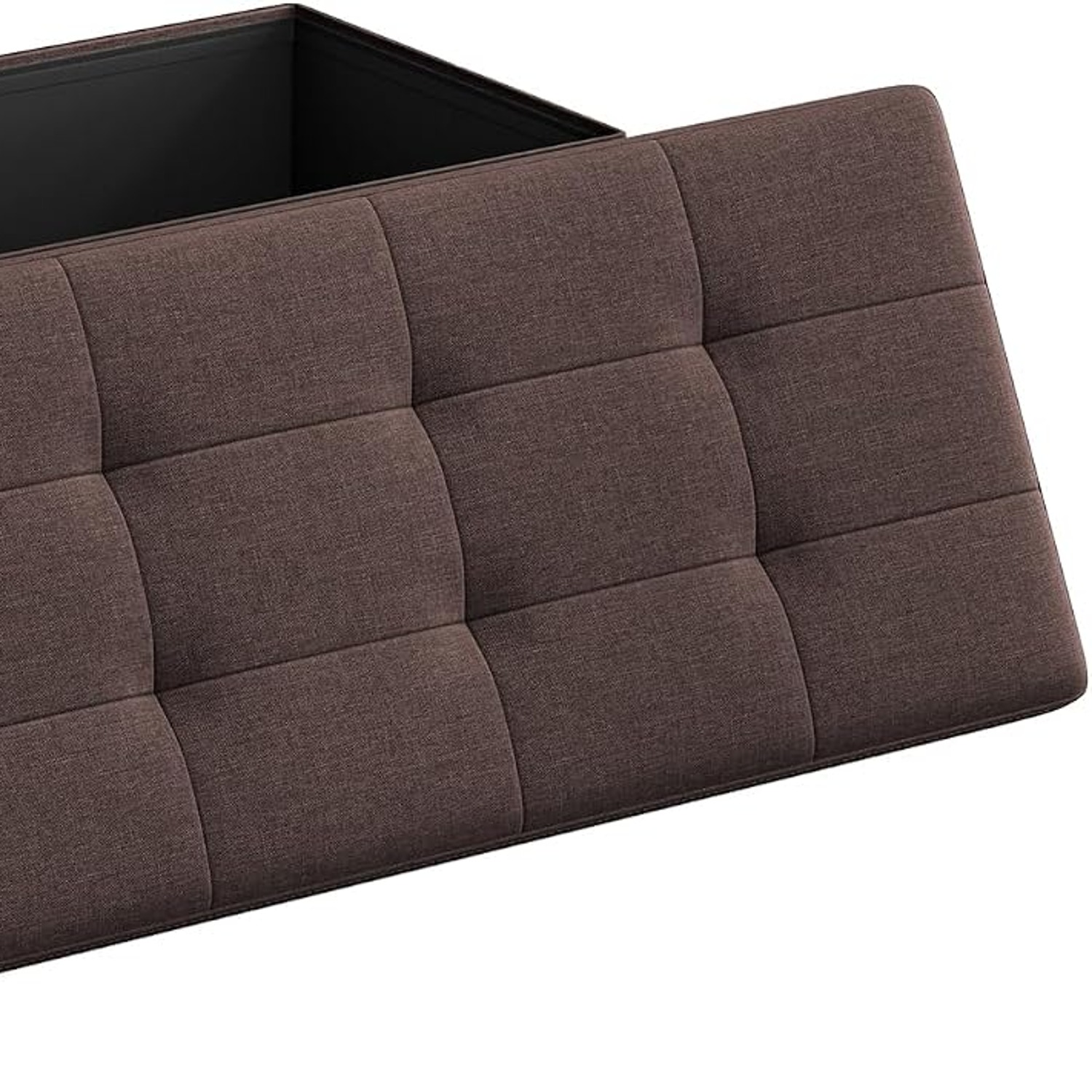 SONGMICS Folding Storage Ottoman Bench: image 8