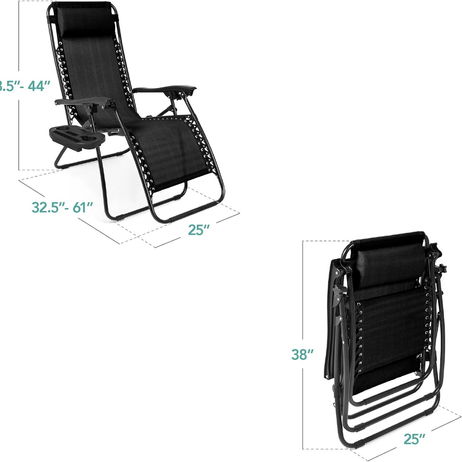 Best Choice Products Folding Zero Gravity Chair